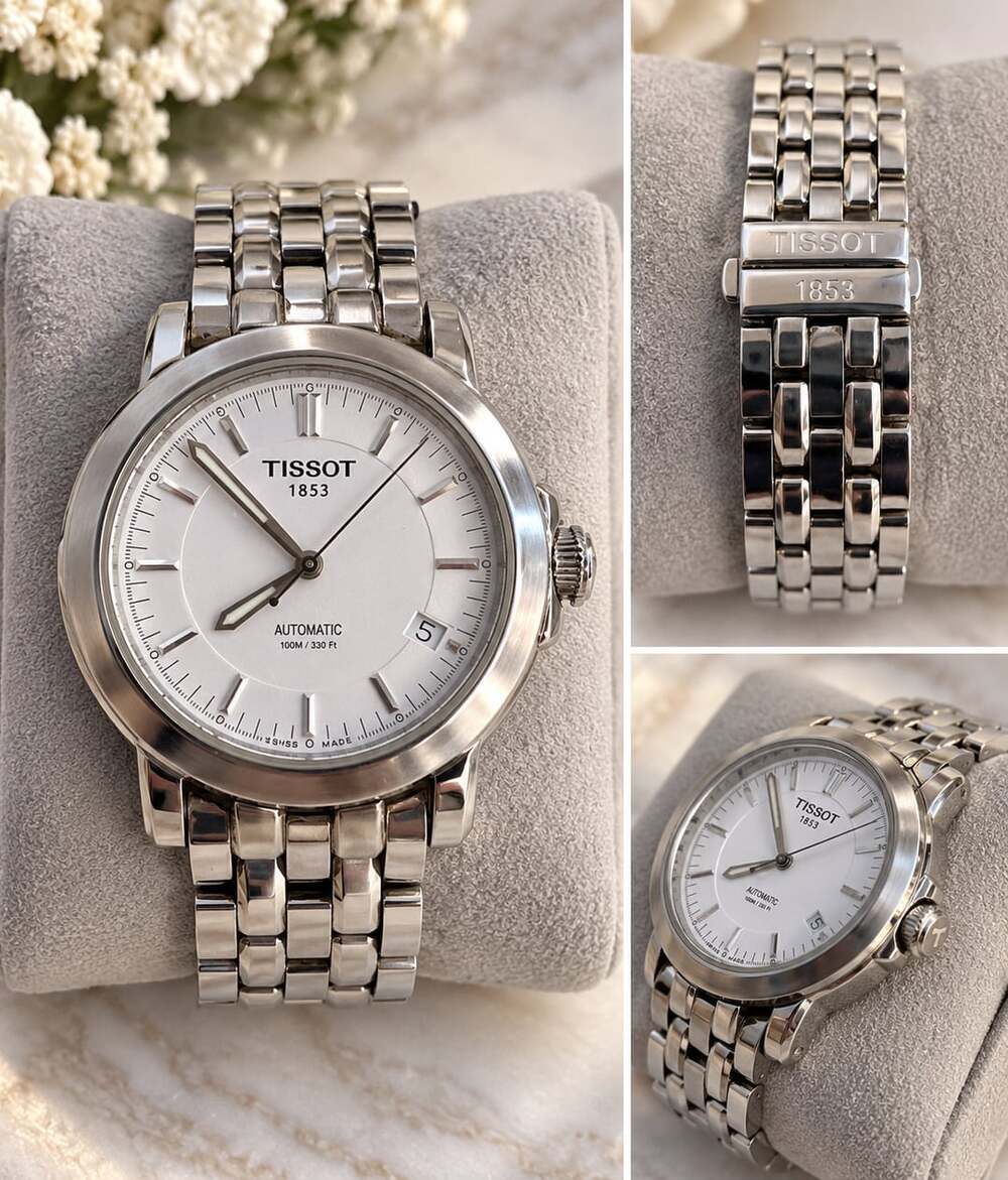 Tissot T-Lord T164/264 Automatic White Dial Stainless Steel Watch
